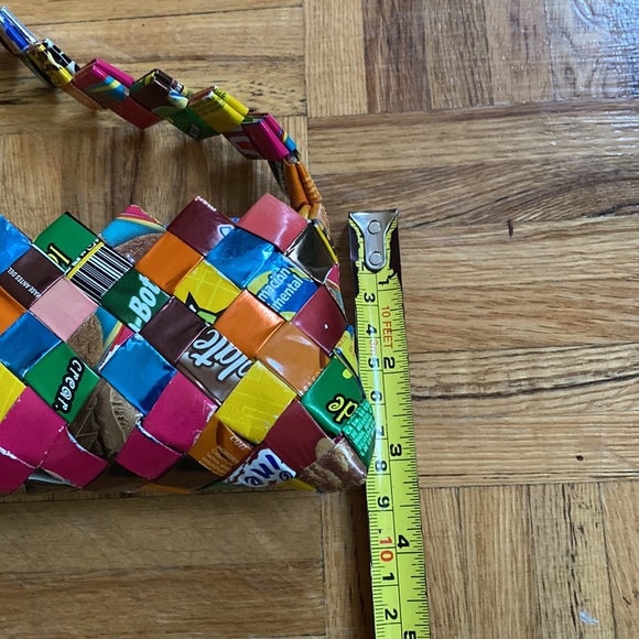 Vintage Candy Gum Wrapper Purse Hand Bag 90's Style Retro Purses - Picture 9 of 10
